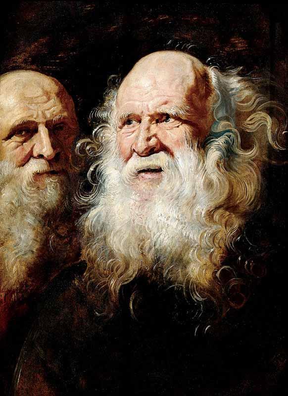 Peter Paul Rubens Study Heads of an Old Man Germany oil painting art